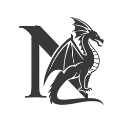 Modern animal silhouette logo design