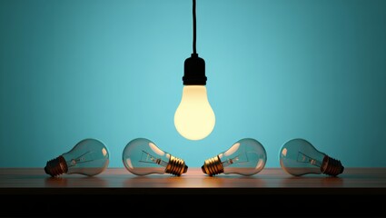 Illuminating Ideas: A Conceptual Still Life of Light Bulbs