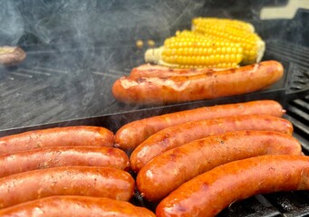 Wurst auf dem Grill