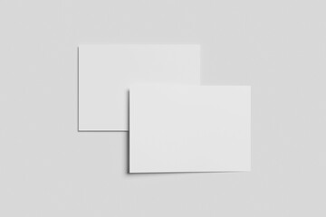 Blank Postcard Mockup