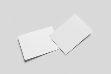 Blank Postcard Mockup