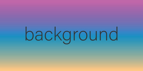 The image shows a gradient background that goes from purple at the top to blue in the center to yellowish at the bottom.