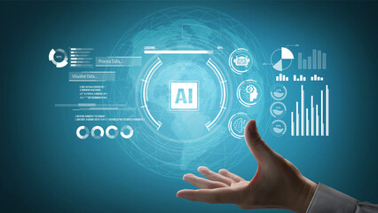 AI assistant with LLM, big data, machine learning, and generative AI powers prompt engineering and...