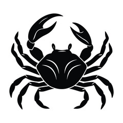 blue crab on white background