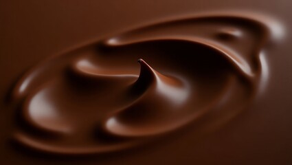 Naklejka premium Gourmet Chocolate Dessert with Fruit Candy Topping 