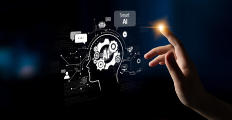 AI assistant with LLM, big data, machine learning, and generative AI powers prompt engineering and...