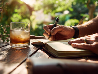 Journaling in the Garden