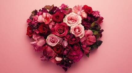 bouquet of pink roses