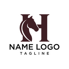 H horse The grace and strength of a horse represented in the letter H