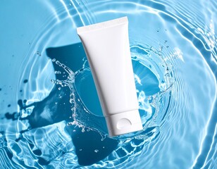 firefly_a clean, high-end skincare product mockup featuring a blank white cosmetic tube float 66075