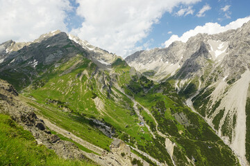 Muttekopfhütte cabin in the Austrian Alps, near Imst