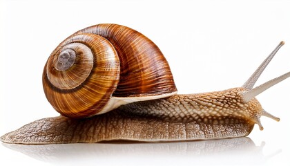 grape snail isolated on a white background