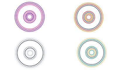 set of four vector guilloche rosettes
Editable Radial Infographic Rings – Concentric Vector Triangle Pattern for Charts, Diagrams, Data Visualization, and Tech-Themed Designs | Commercial Use | Layere