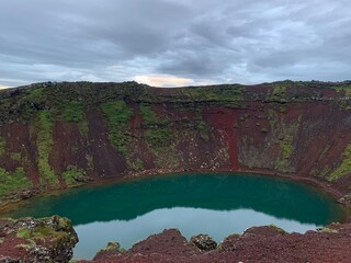 iceland volcanic crater © Caroline