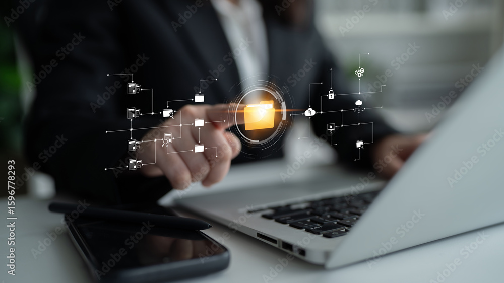 Poster digital folder systems enhance file organization, secure cloud access, and structured document workf