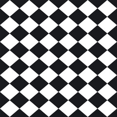 Black and white diamond pattern seamless geometric background abstract