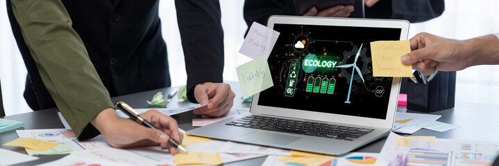 Computer Software Leading the Way in Green Business strategy and Sustainability, promoting...