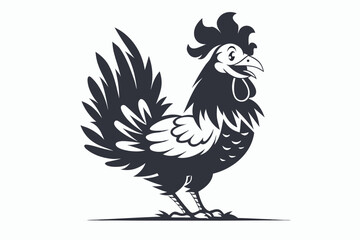 rooster vector illustration