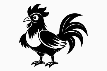 rooster vector illustration