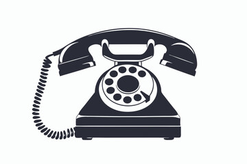 funny telephone silhouette