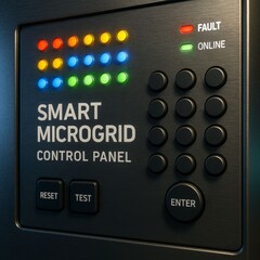 Photorealistic Smart Microgrid Control Panel

