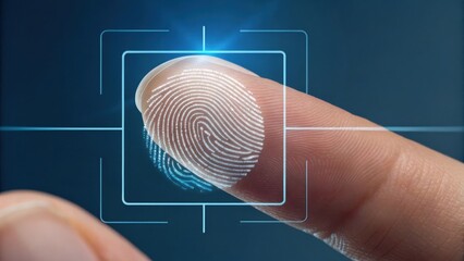 Fingerprint scan for advanced biometric security and identification