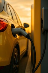 Electric Car Charging – Sustainable Commute Macro