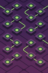 Neuromorphic Chip Memristor Array Macro Illustration

