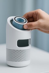 Air Purifier Filter Replacement – Home Health Device Macro