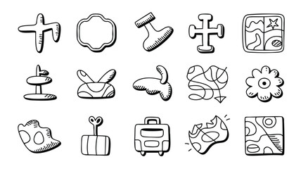 20 Unique Pixel Art Icons: Hand-Drawn Digital Symbols for Design