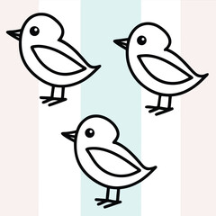 Seamless Pattern of Geometric Origami Birds in Vibrant Colors