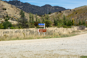 Rural Intersection with Directional Signs