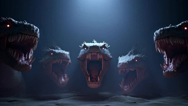 The Wrath of the Five-Headed Dragon Beneath the Earth