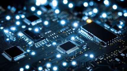 Circuit board close-up