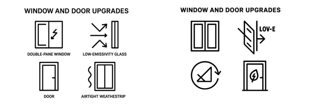 Information on window and door upgrades for better energy efficiency and home improvement