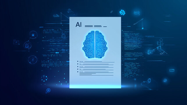 A coverage page for the Application of AI in teaching