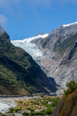 Majestic Glacier in Mountain Landscape