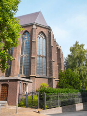 Obraz premium Sint-Martinusbasiliek during a summer season in Venlo, Netherlands