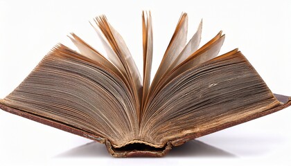 old book isolated on white background
