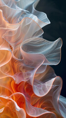 Obraz premium Abstract organic shapes with smooth gradients