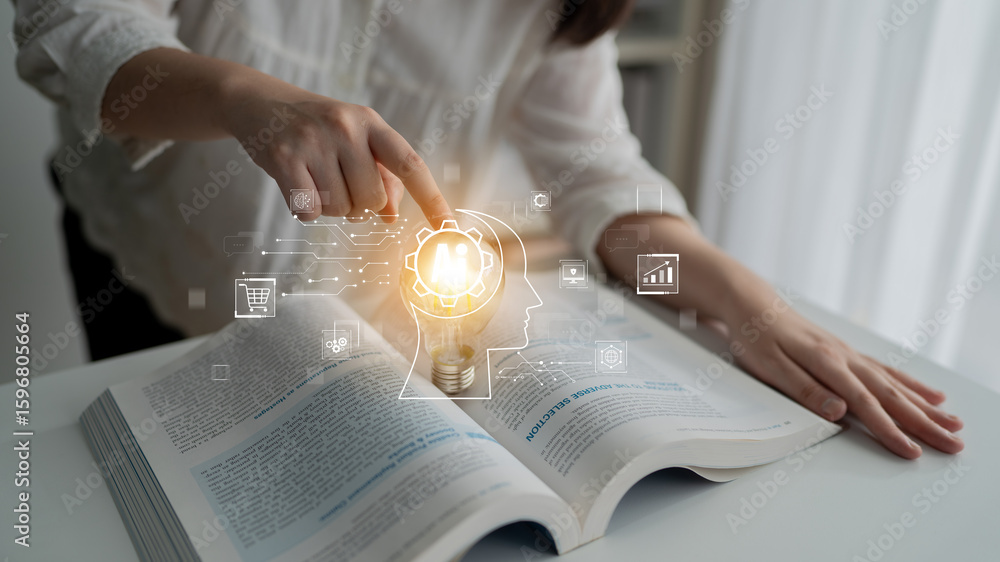 Poster ai assistant with llm, big data, machine learning, and generative ai powers prompt engineering and s