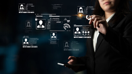 ID security ensures personal data protection with secure login systems, digital identity...
