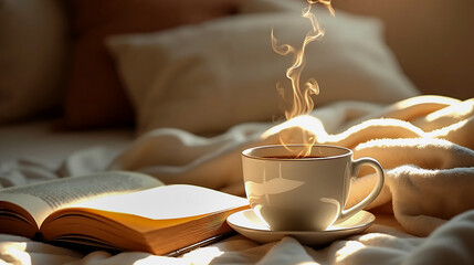 Takeaway Coffee Cup on Marble Kitchen Counter – Minimalist Morning Setup