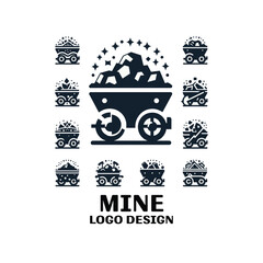 Mine Vector Logo Design 