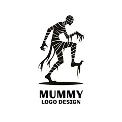 Mummy Vector Logo Design 