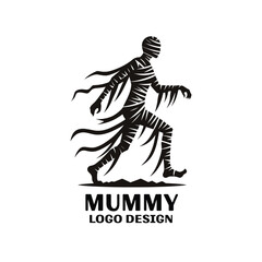 Mummy Vector Logo Design 