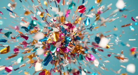 colorful confetti background