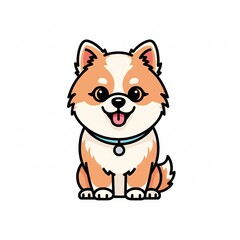 Dog vector generative ai 