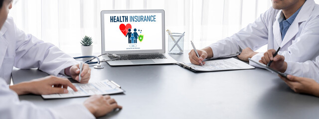 Health insurance web site brisk registration system for easy form filling