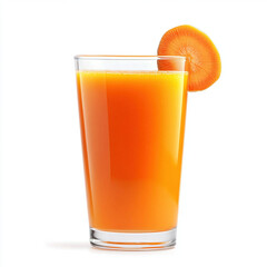 glass of orange juice and orange